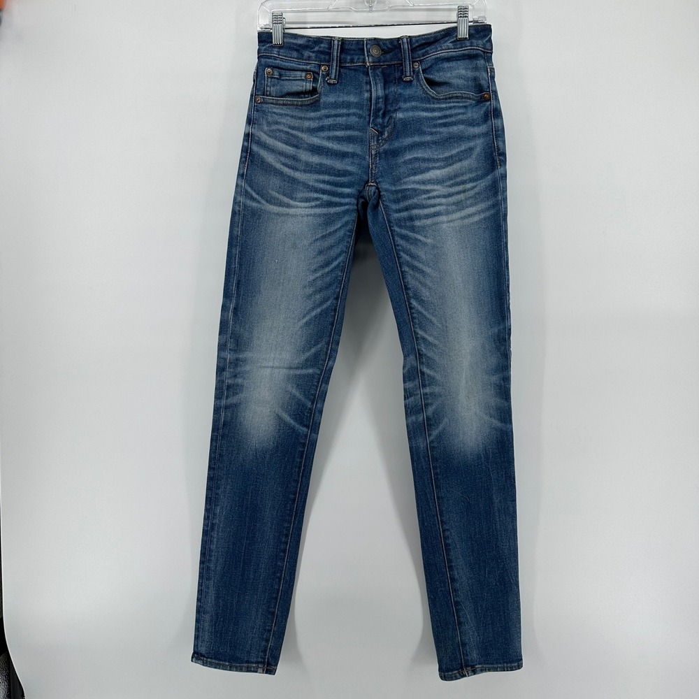 American Eagle Airflex+ Skinny Jeans Mens 28x32 Medium Wash Blue Slim Stretch
